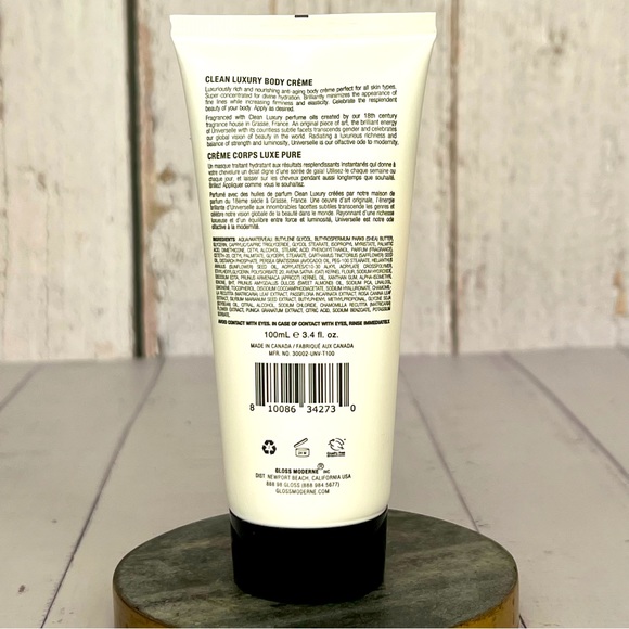 Skincare Gloss Moderne Clean Luxury Body Crme 10ml Tube Universelle